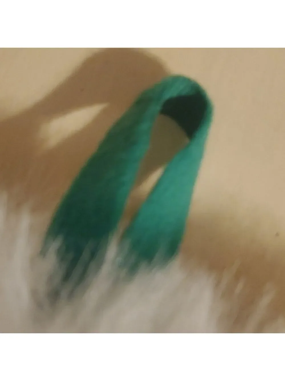 Dog Christmas stocking Plush Pet Dog Holiday Red Green Faux Fur Paw Shape